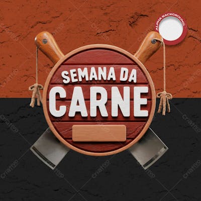Selo 3D Para Campanhas De Açougue 18