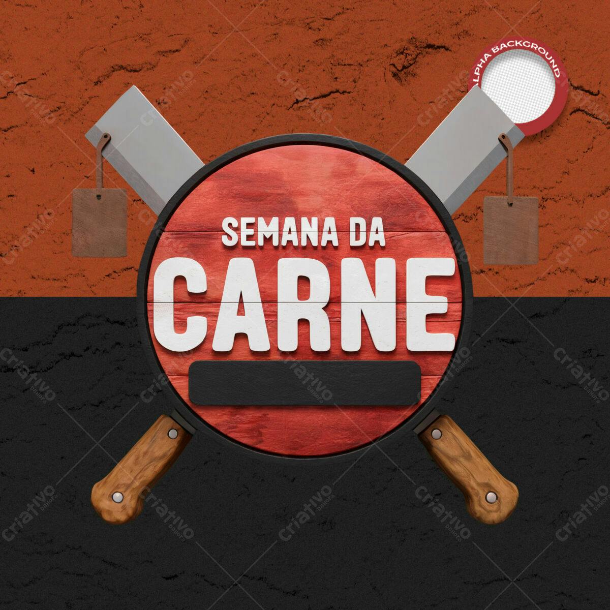 Flyer Semana da Carne PSD Editável