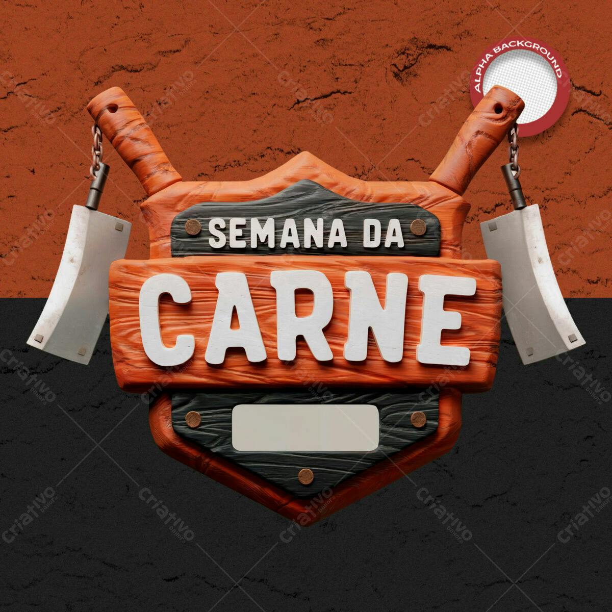 Banner Semana da Carne PSD Editável