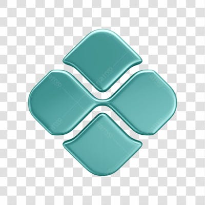 Asset 3D Logo Pix Real Transferencia Com Fundo Isolado