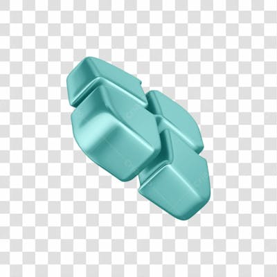 Asset 3D Logo Pix Real Transferencia Com Fundo Isolado