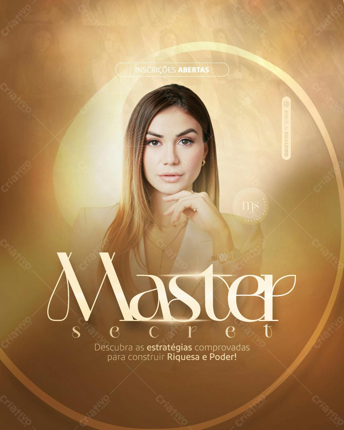 Flyer para Evento Master Secret PSD Editável