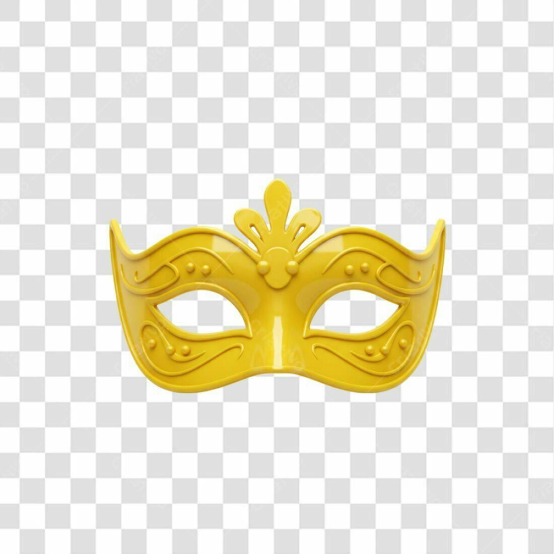 Máscara Carnaval PNG com fundo transparente