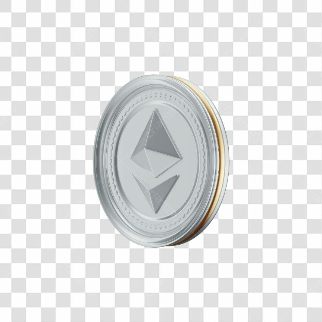 Icone Ethereum PNG com fundo transparente
