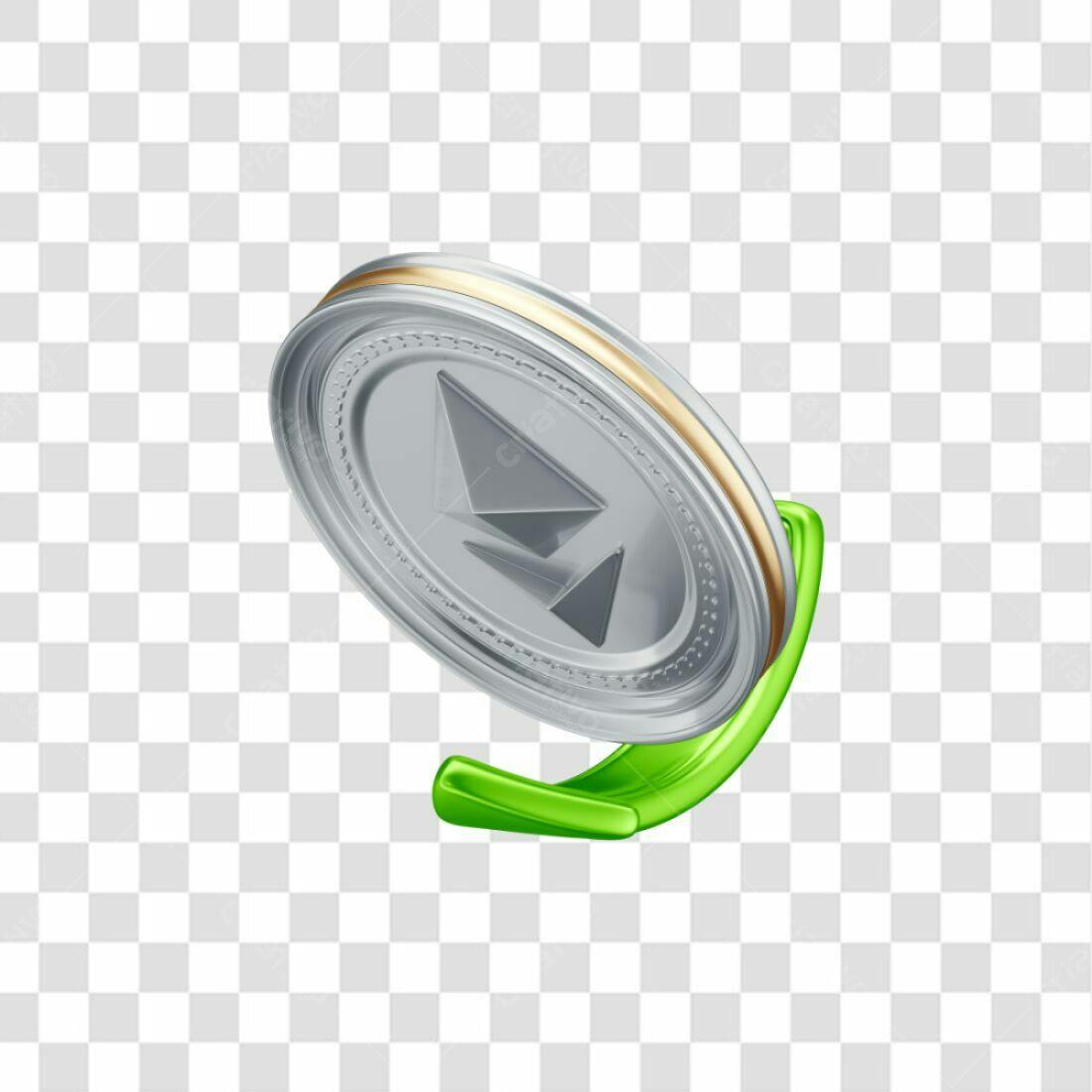 Icone Criptomoeda Ethereum PNG com fundo transparente