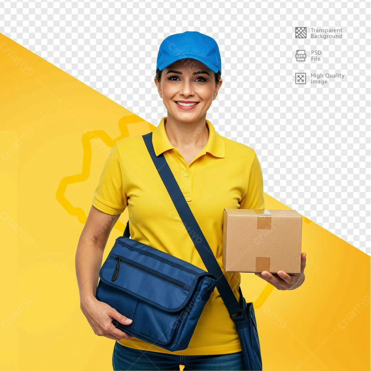 PSD para Design de Entrega de Encomendas Editável