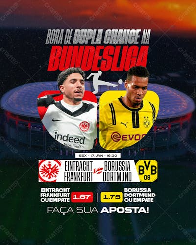 Jogo do Dia - Frankfurt X Dortmund