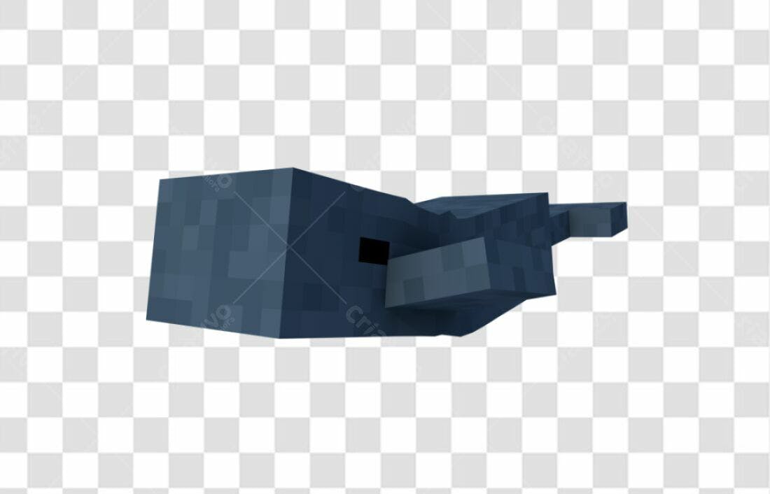 Icone Baleia Azul PNG com fundo transparente