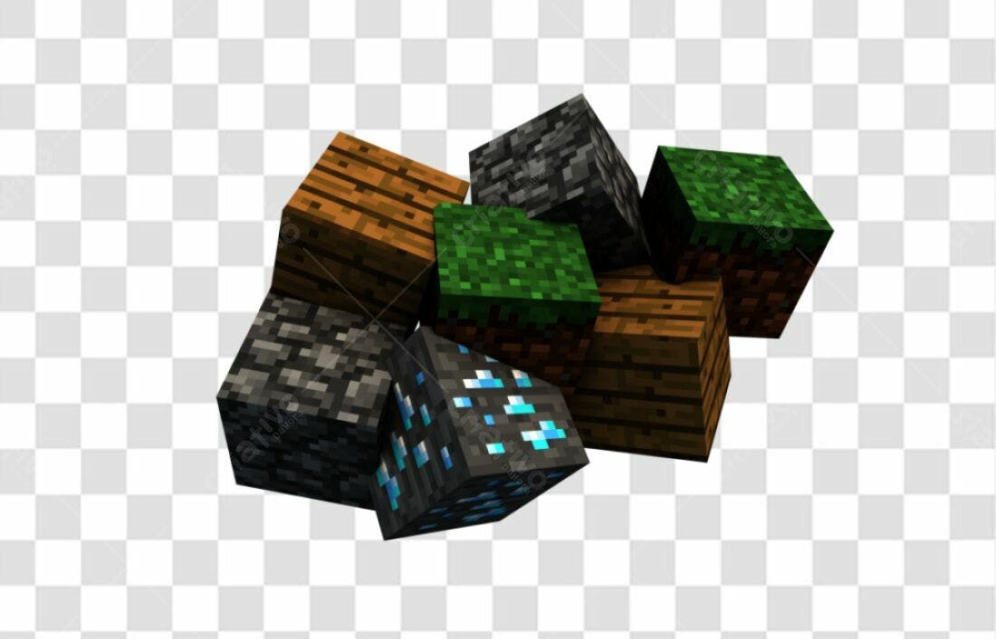Icones Minecraft PNG com fundo transparente