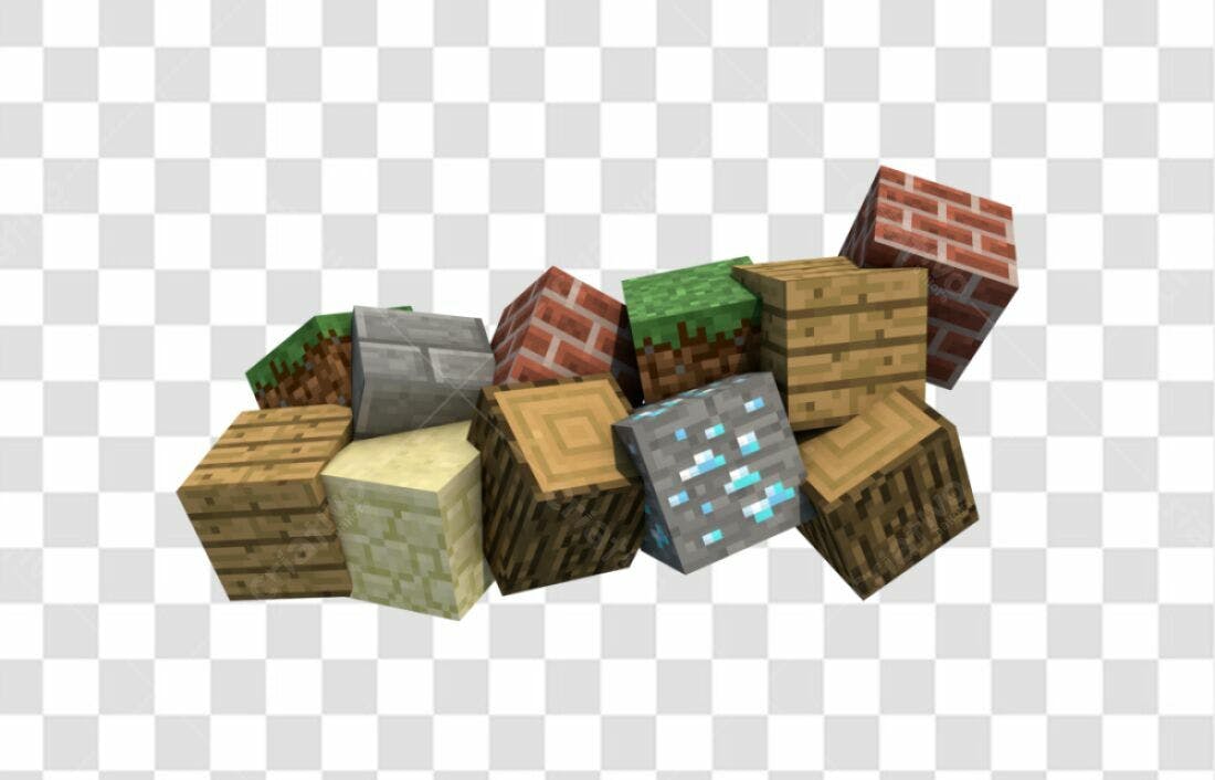 Icones Minecraft PNG com fundo transparente