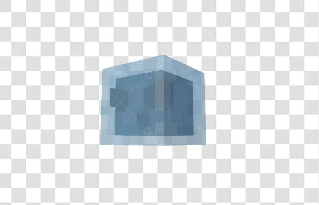 Icone Cubo Gelo PNG com fundo transparente