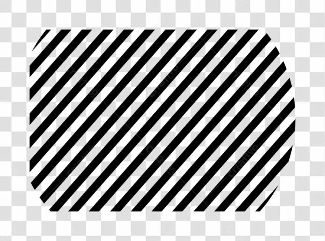 Icone Listras Pretas e Brancas PNG com fundo transparente