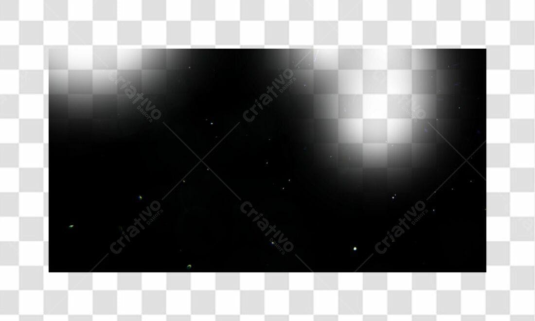 Overlay PNG com fundo transparente efeito luz
