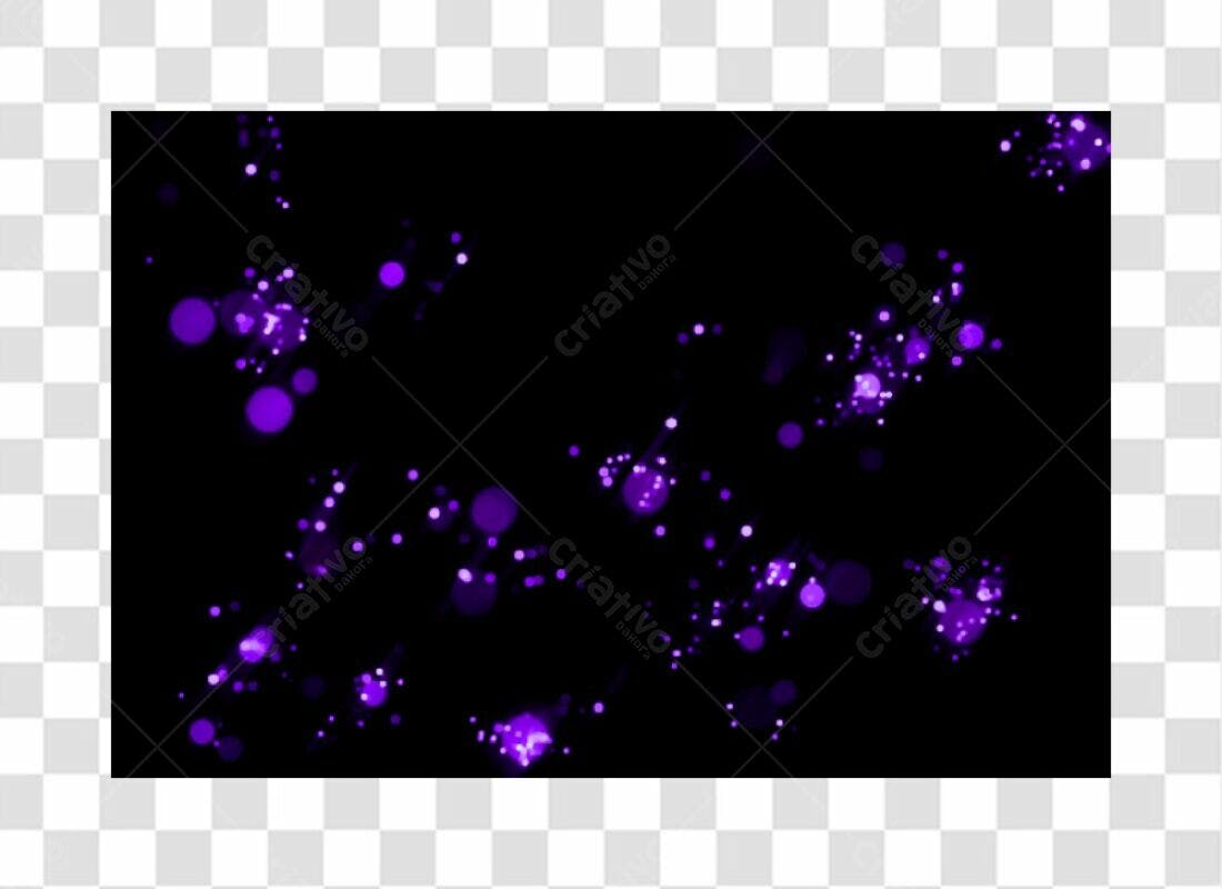 Overlay PNG Luzes Roxas com fundo transparente