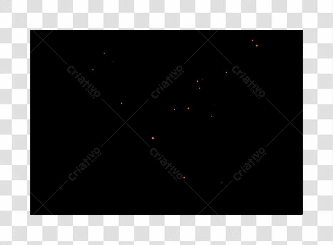 Overlay PNG com fundo transparente Faíscas de Fogo