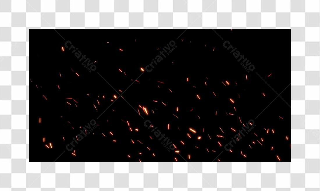 Overlay PNG faíscas fogo fundo transparente