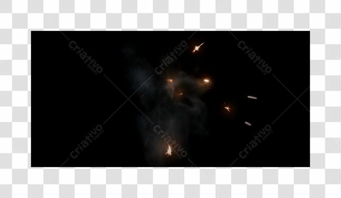 Efeito de Fogo PNG com fundo transparente
