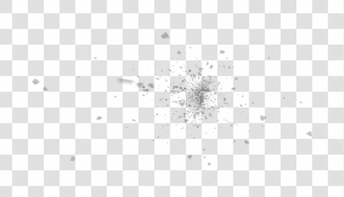 Efeito de Explosão PNG com fundo transparente