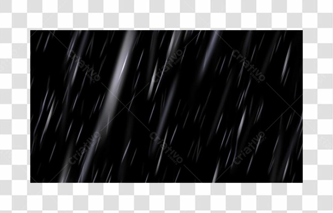 Fundo PNG Chuva Noturna com fundo transparente