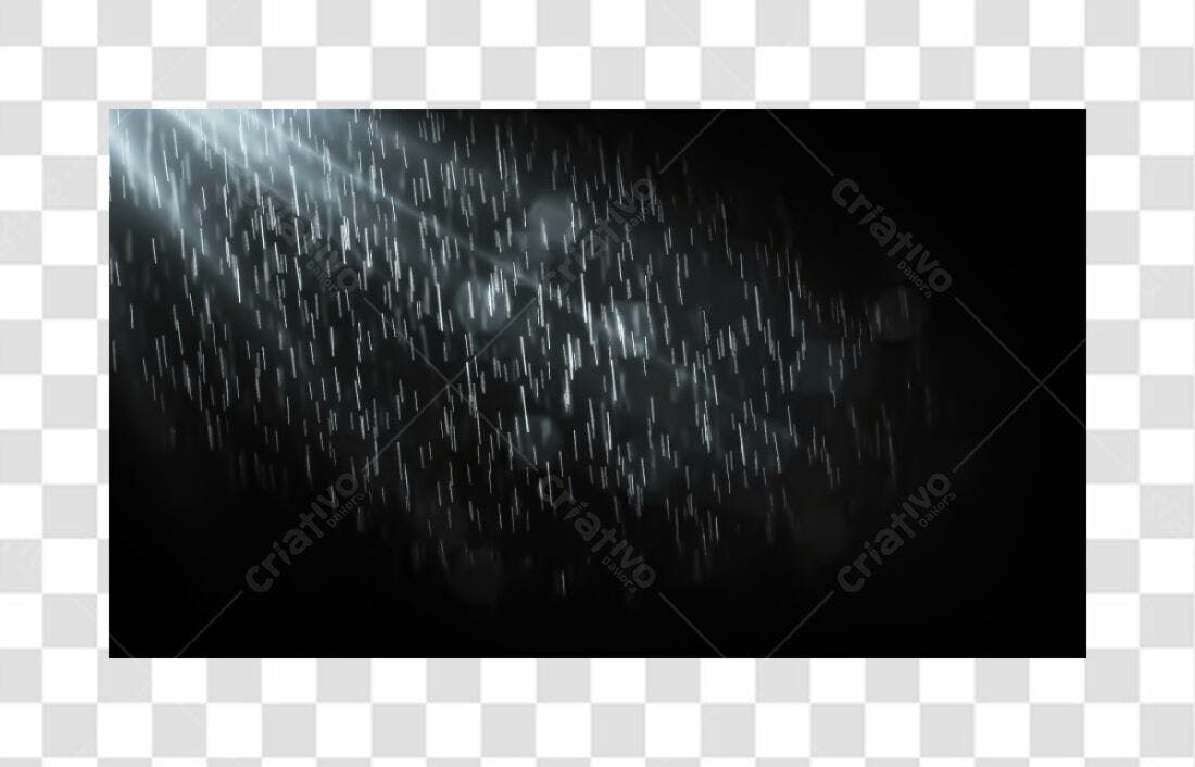 Overlay Chuva PNG com fundo transparente