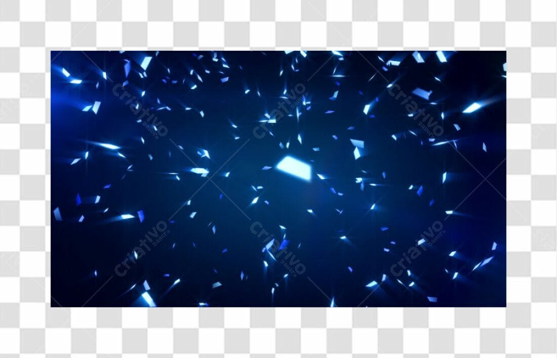 Banner Comemorativo Azul PNG com fundo transparente