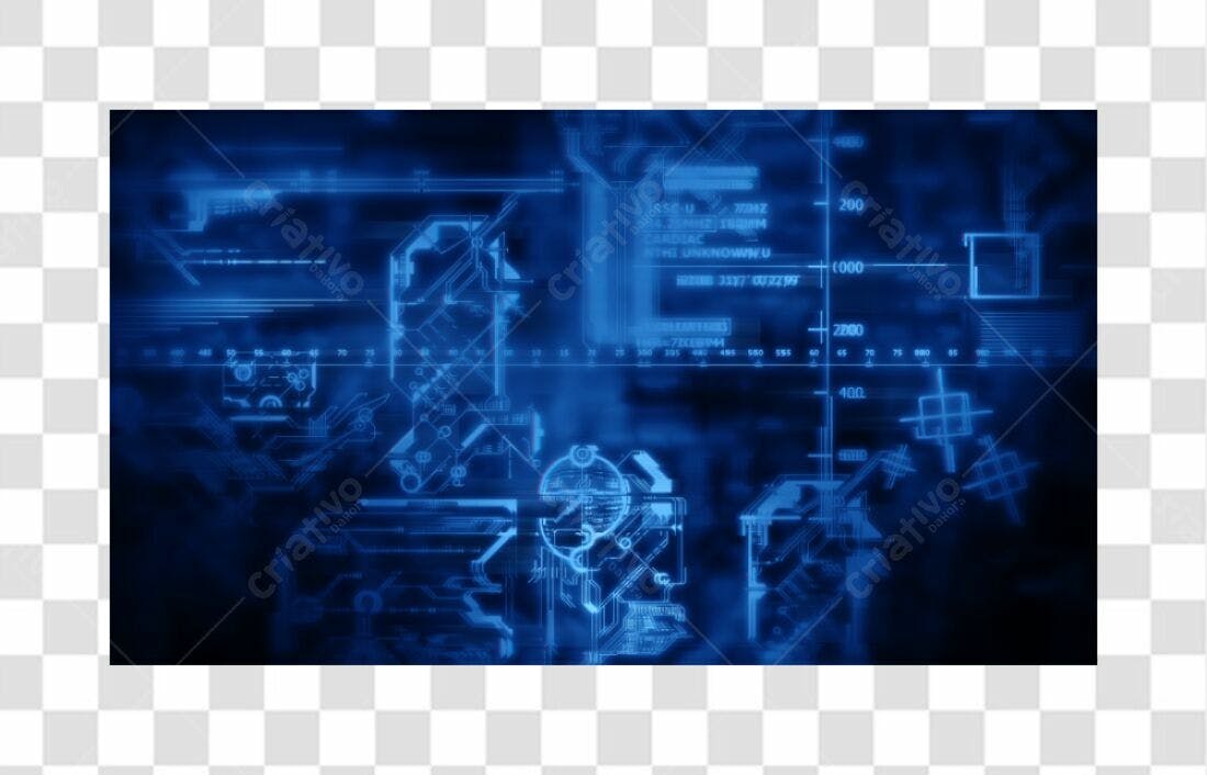 Fundo PNG com fundo transparente para Tecnologia