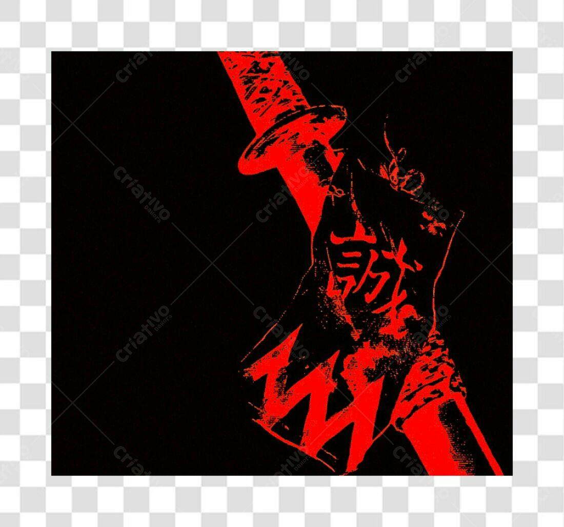 Icone Samurai Vermelho PNG com fundo transparente