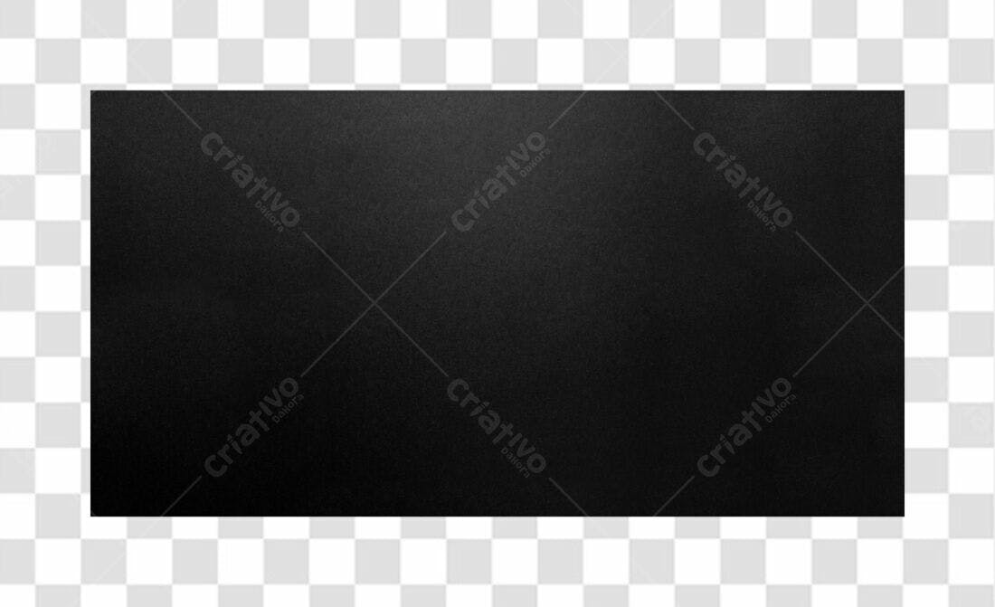 Banner Preto PNG com fundo transparente