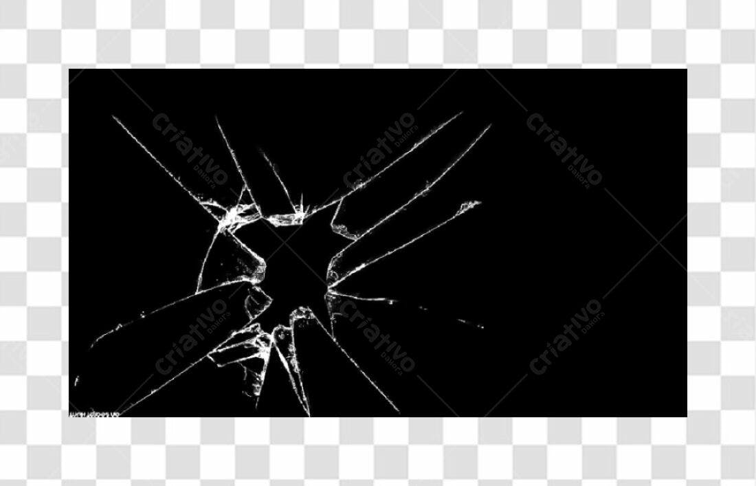 Icone Vidro Quebrado PNG com fundo transparente