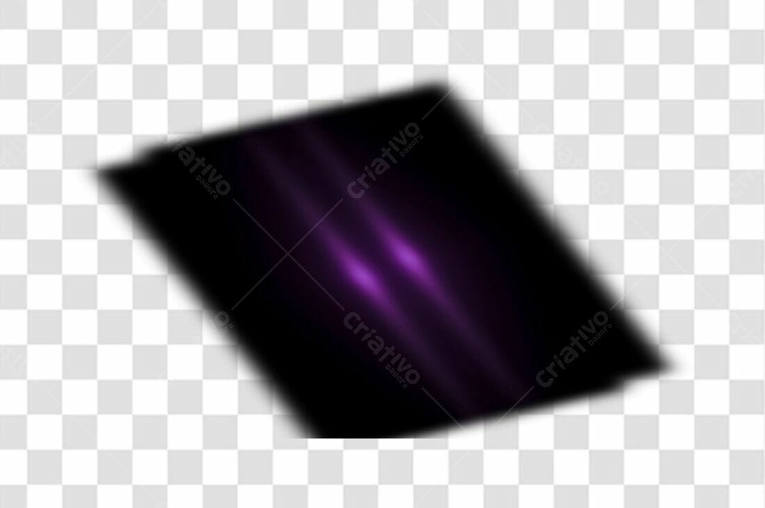 Overlay PNG com fundo transparente efeito luz roxa