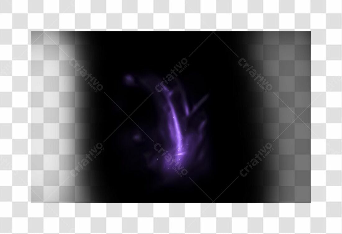 Efeito Mágico Roxo PNG com fundo transparente