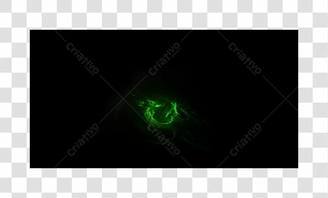Icone abstrato verde PNG com fundo transparente
