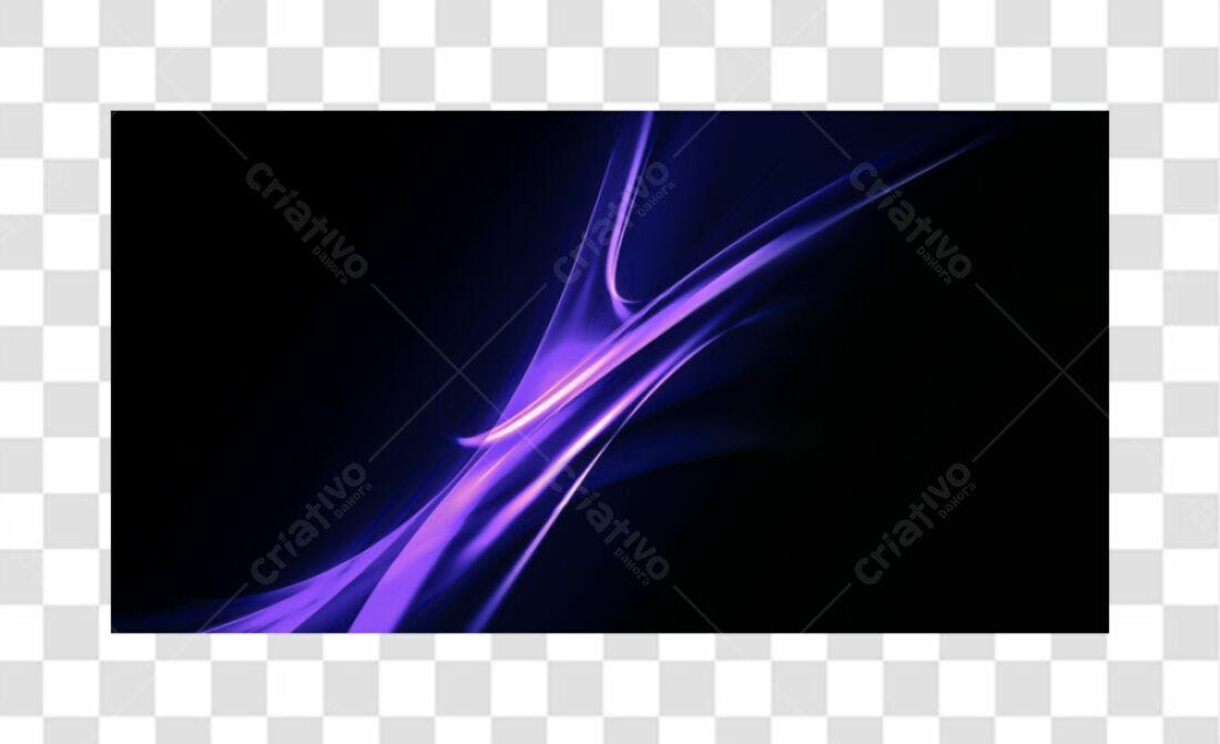 Banner abstrato roxo PNG com fundo transparente
