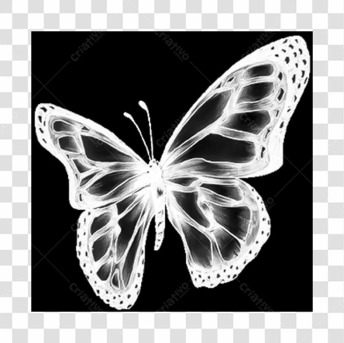 Icone Borboleta PNG com fundo transparente