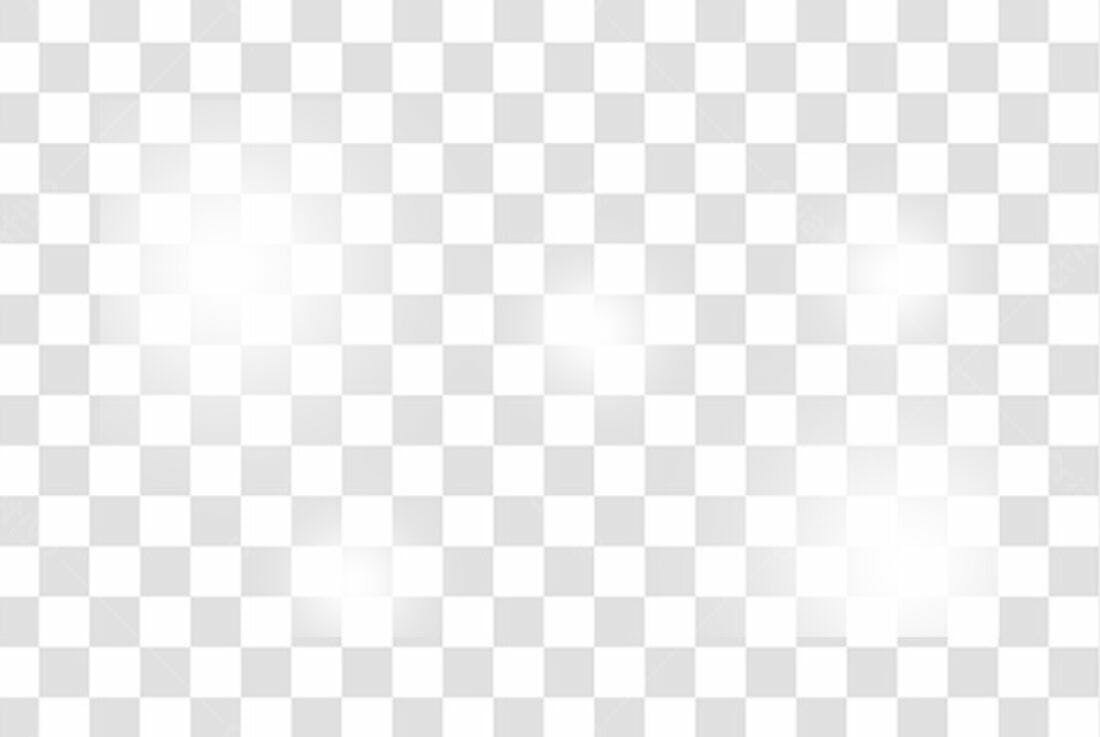 Overlay PNG com fundo transparente efeito brilho