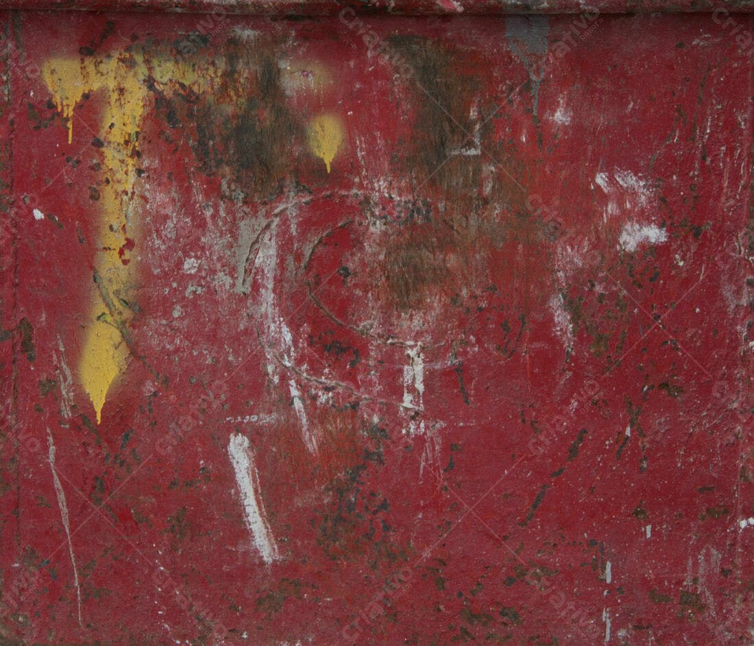 Textura de Metal Vermelho Desgastado