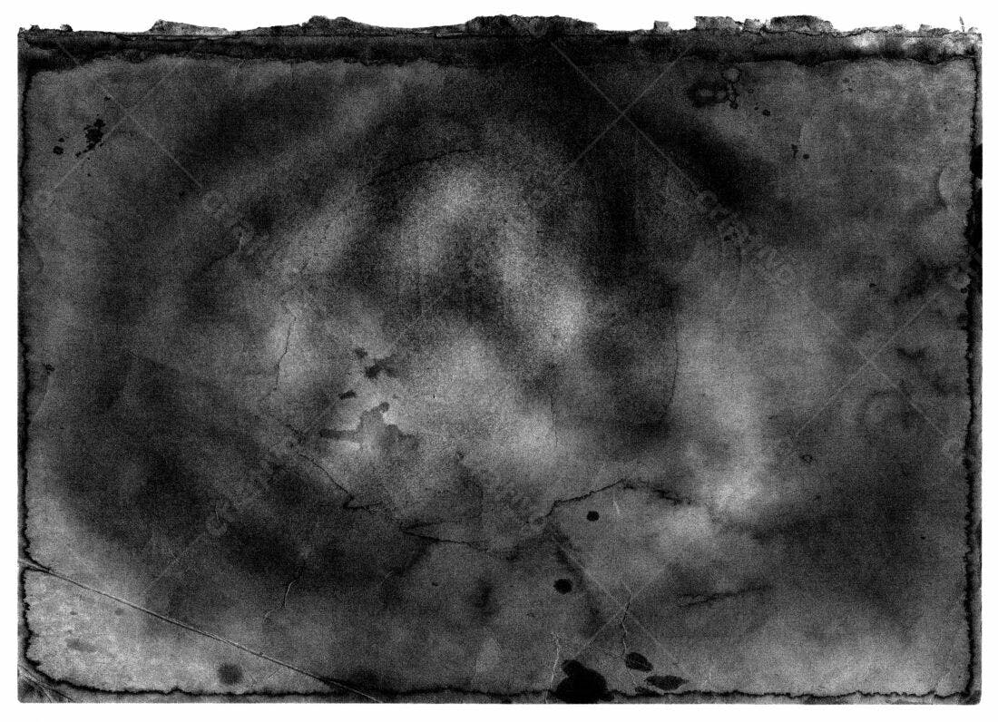 Textura de Papel Preto e Branco Envelhecido