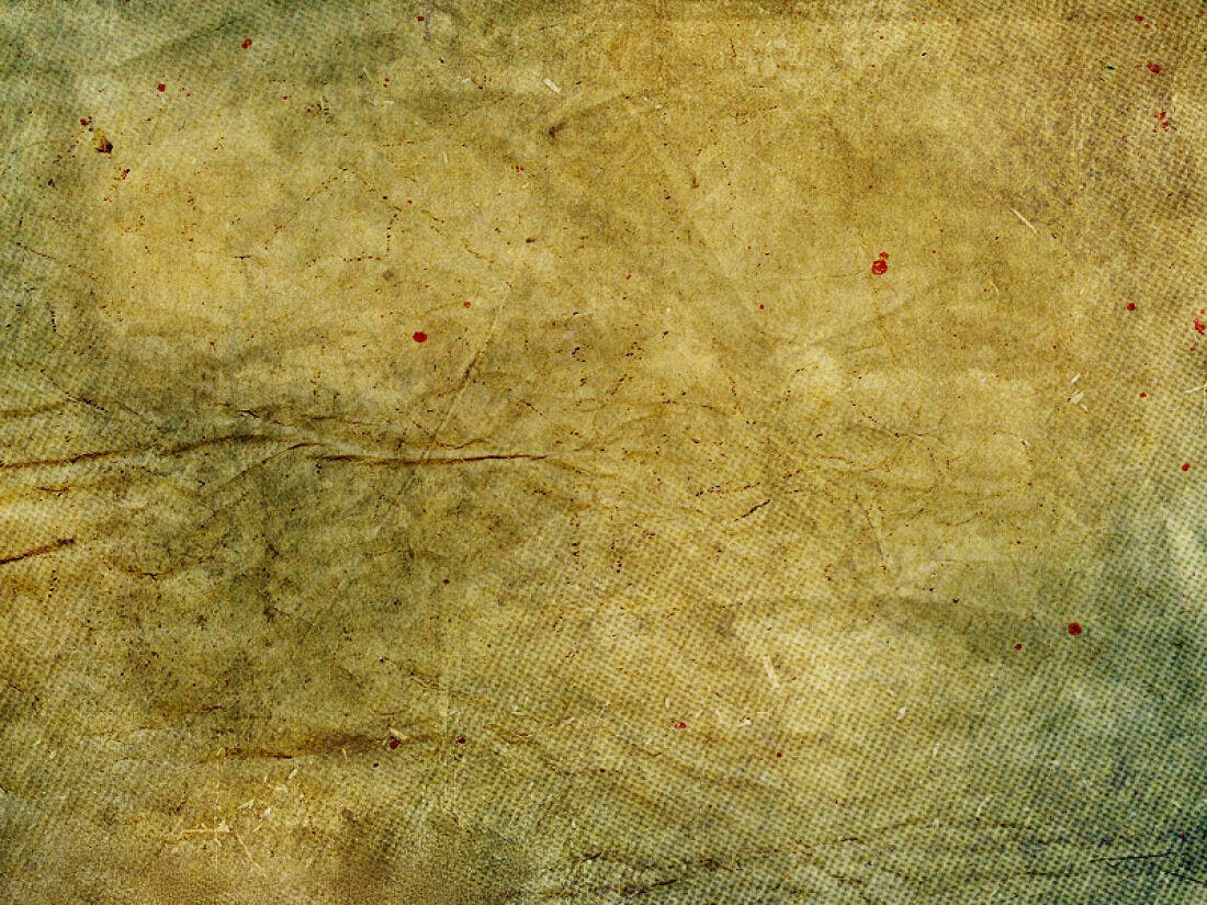 Textura de Papel Vintage Amarelado e Verde