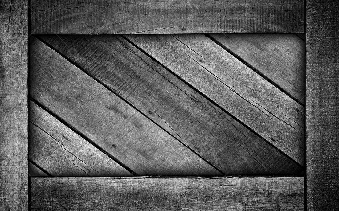 Textura Madeira Envelhecida em Escala de Cinza