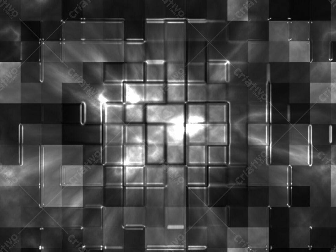 Padrão Abstrato em Tons de Cinza