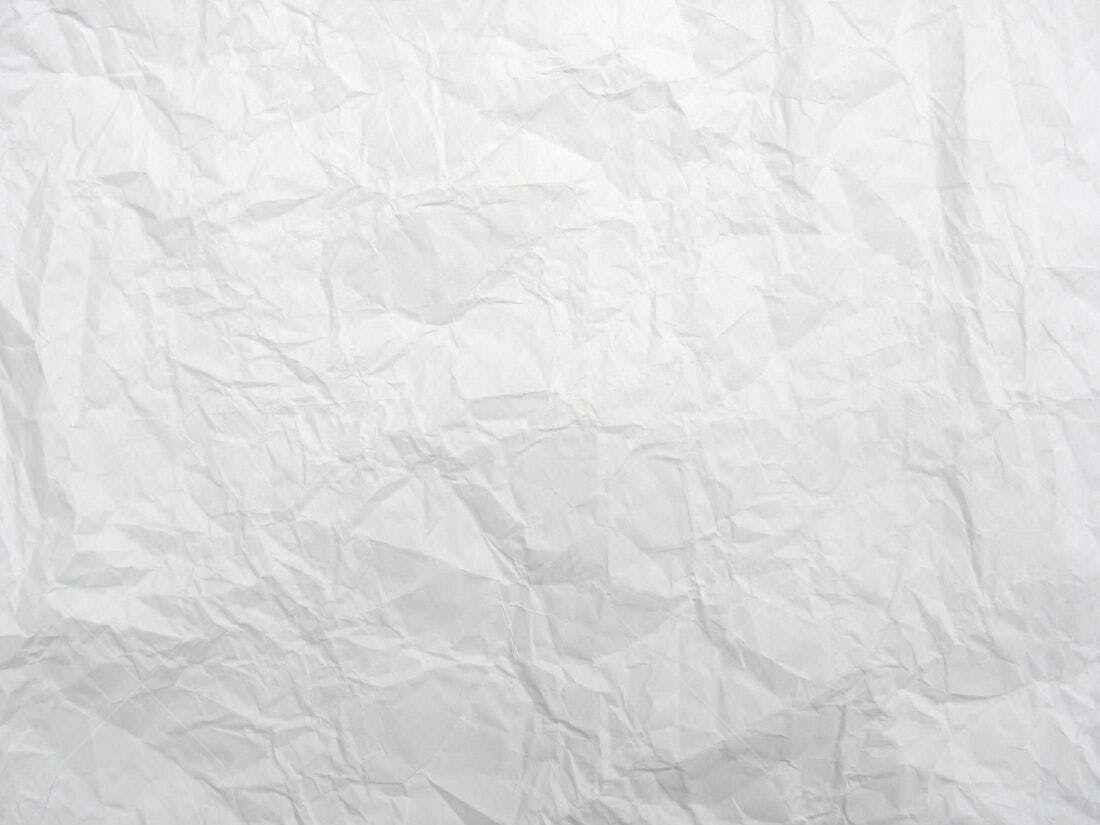 Textura de Papel Amassado Branco