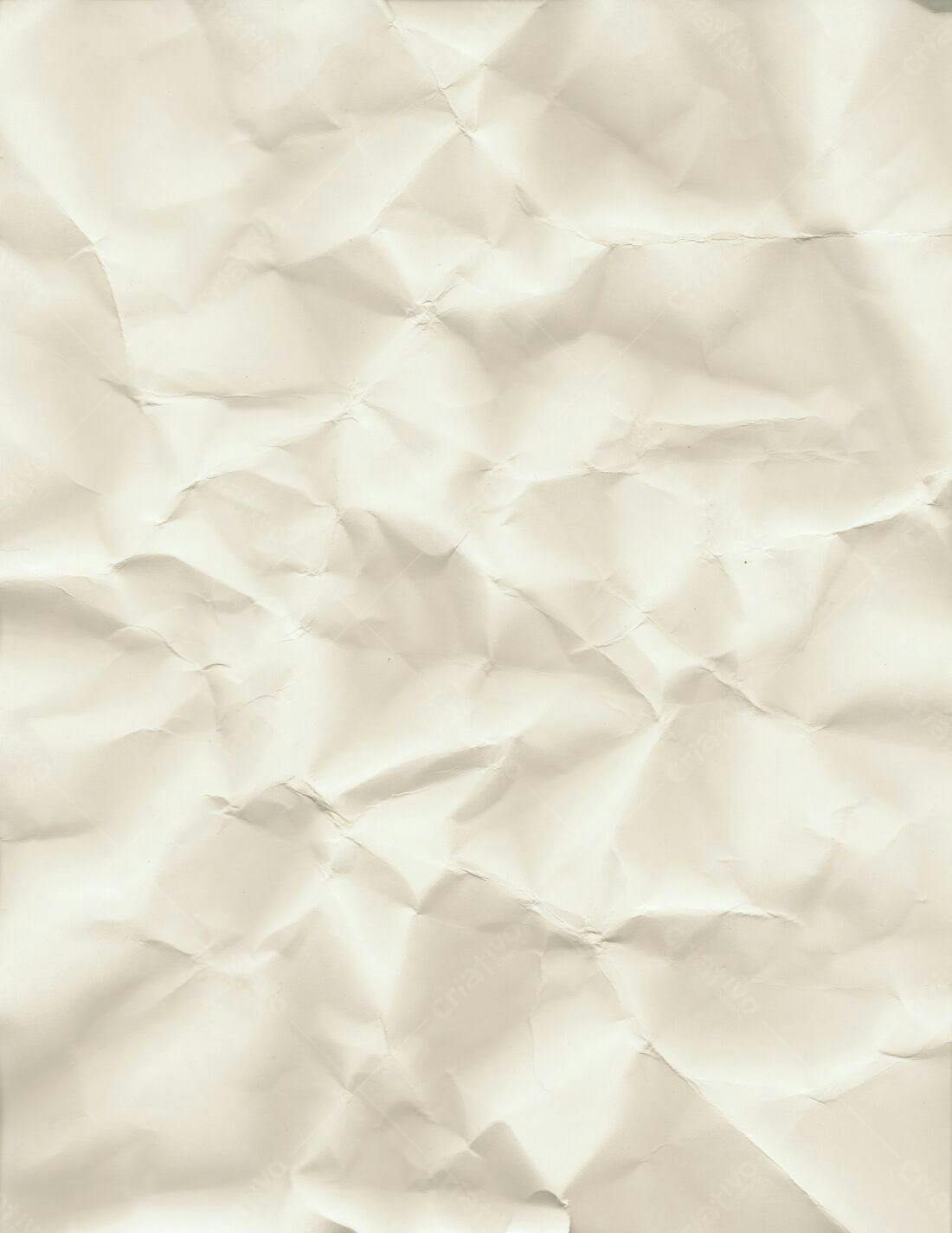Papel amassado textura creme