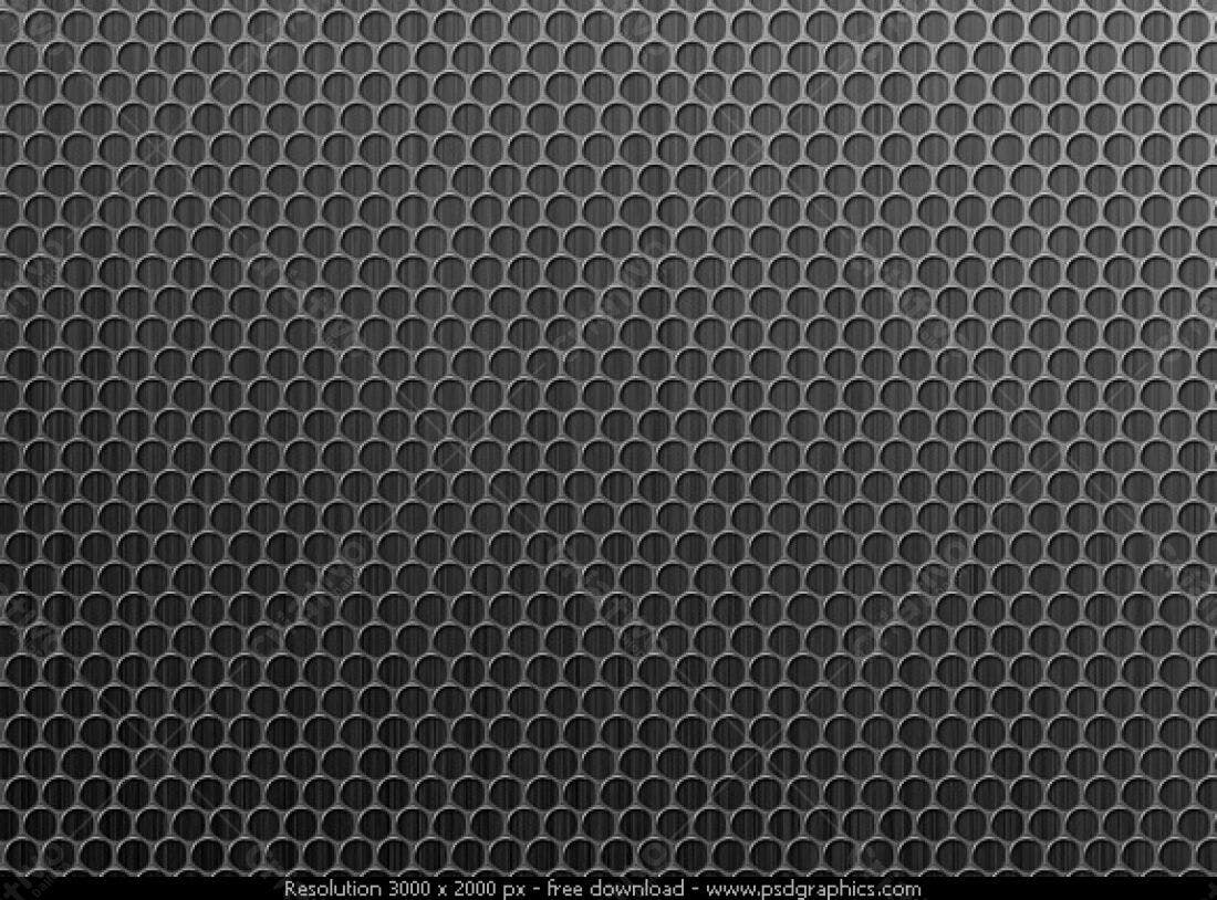 Textura metálica com furos circulares