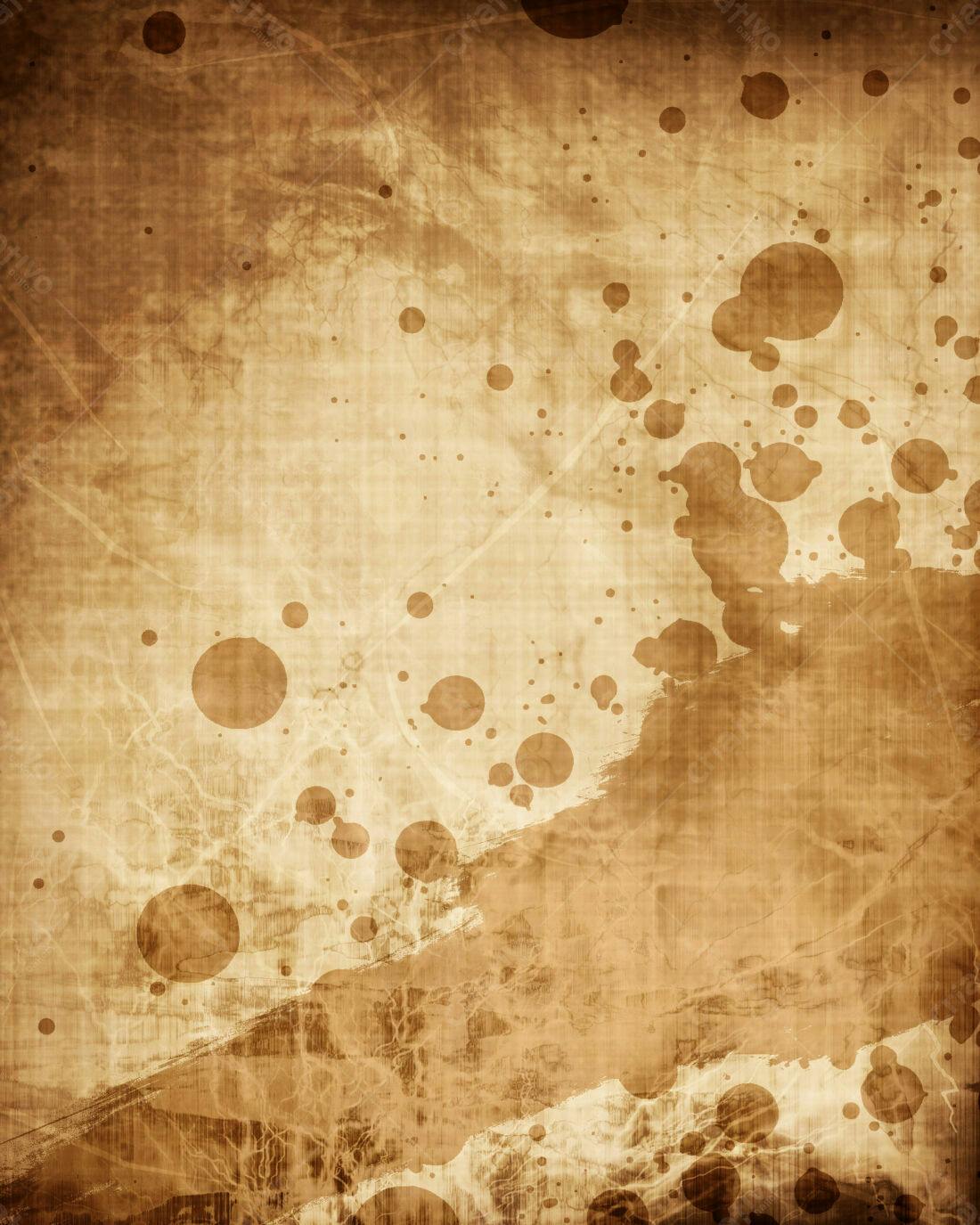 Textura de Papel Vintage com Manchas
