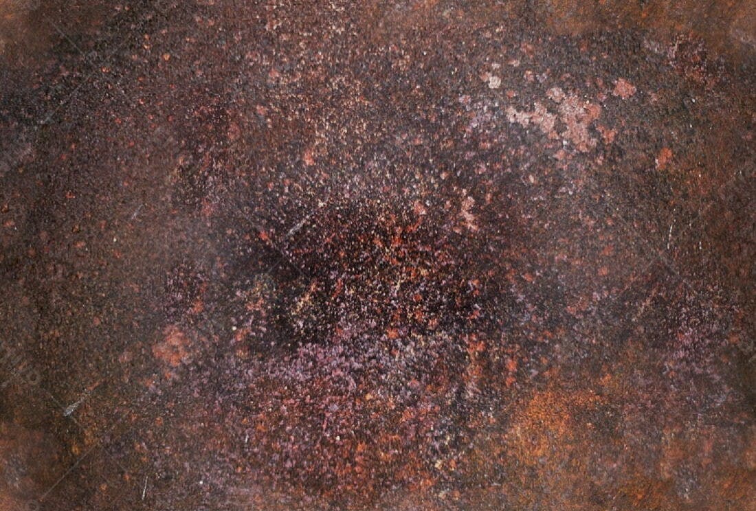 Textura enferrujada marrom e avermelhada