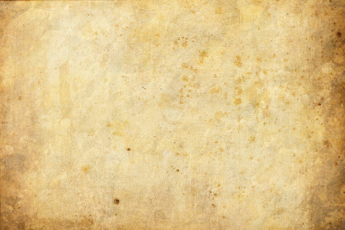 Textura de Papel Antigo Amarelado