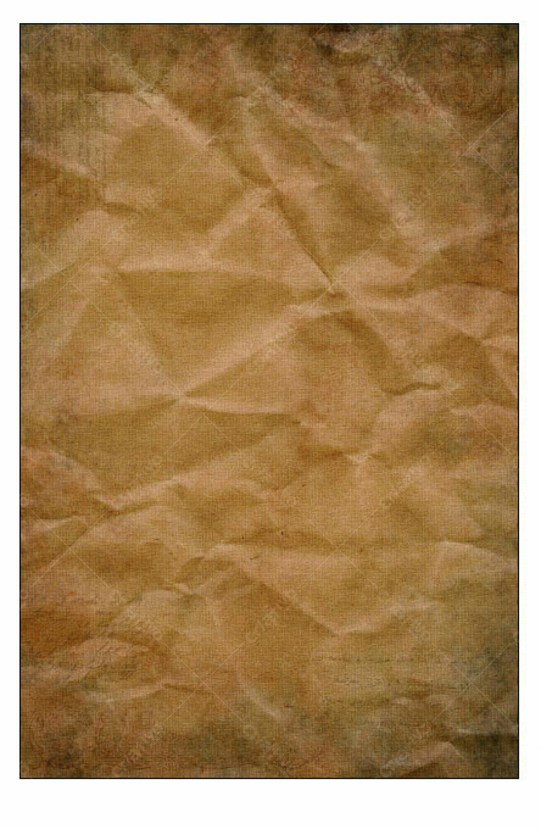 Textura de Papel Marrom Amarelado Enrugado