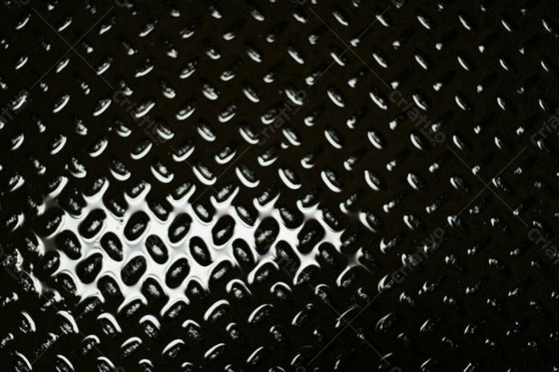 Textura metálica escura em relevo