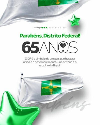 Social Media Parabéns Estado Brasileiro