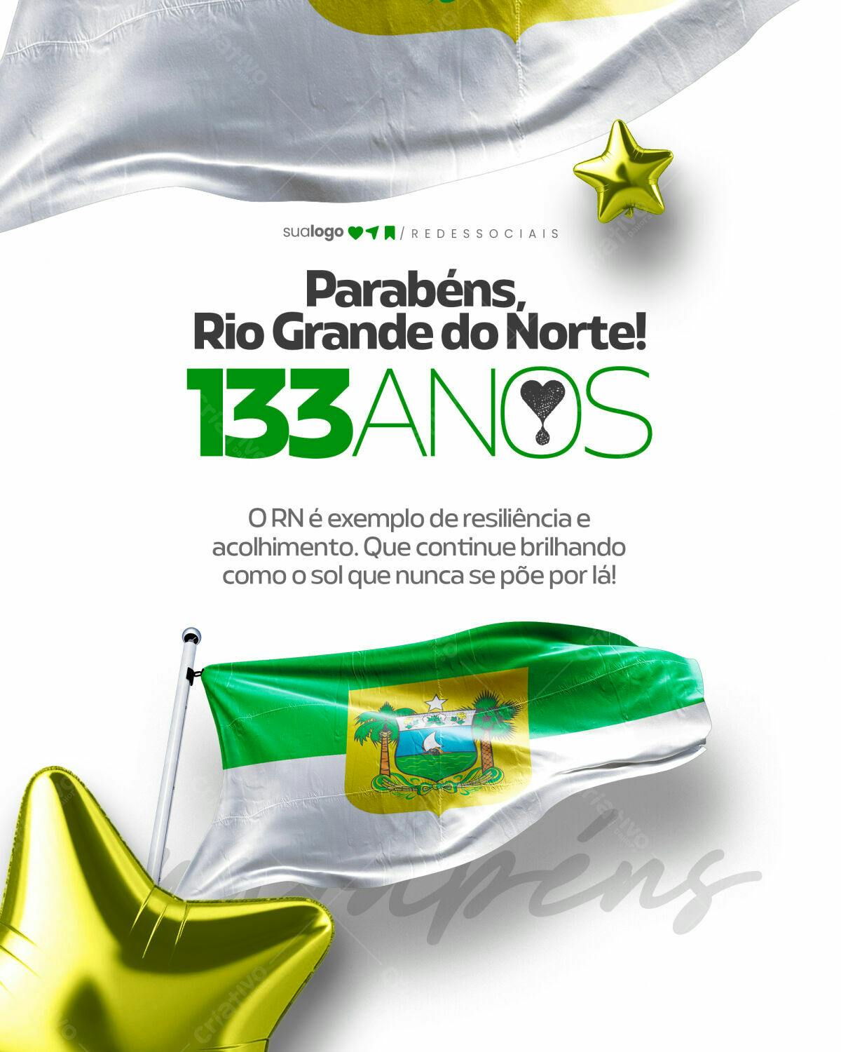 PSD para Aniversário de 133 anos do Rio Grande do Norte